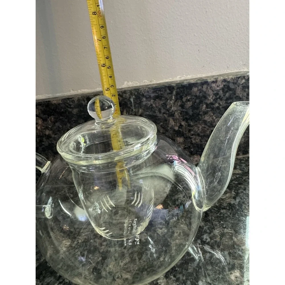BergHOFF Heat-Resistant Glass Teapot with Loose Tea Insert Infuser..holds 20 oz